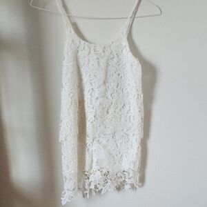 Acemi White Lace Jumpsuit